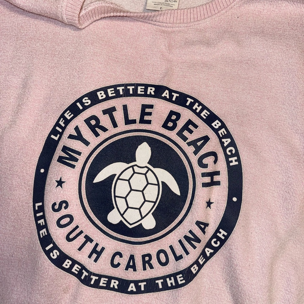 Pink Myrtle Beach Hoodie